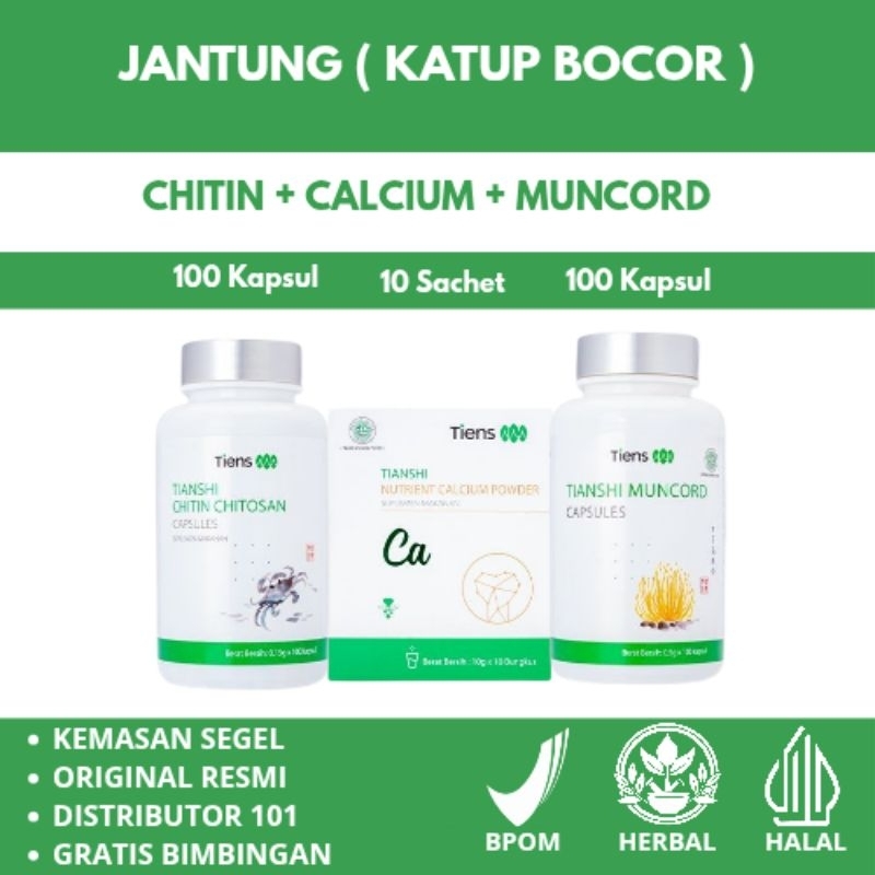 [Herbal China] Paket Tiens 3 Produk Full Segel vitamin cina herbal untuk jantung