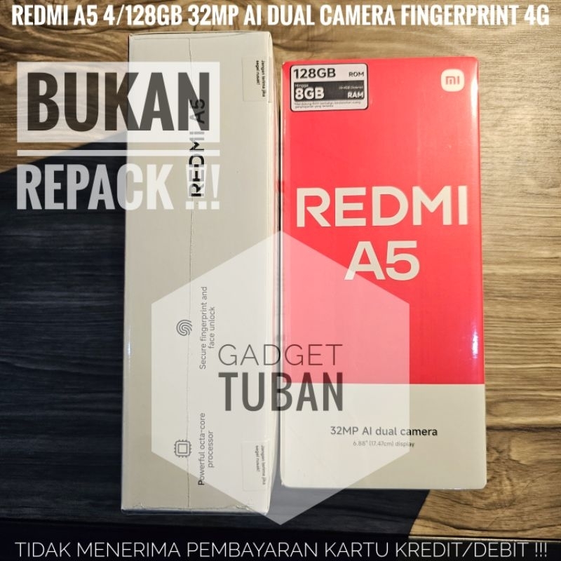 Redmi A5 4/128 GB 32MP Ai Dual Camera Fingerprint 4G