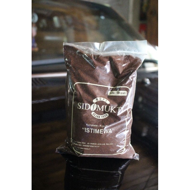 

Kopi Sido Mukti Istimewa 100% Robusta bubuk/ biji, 250gr