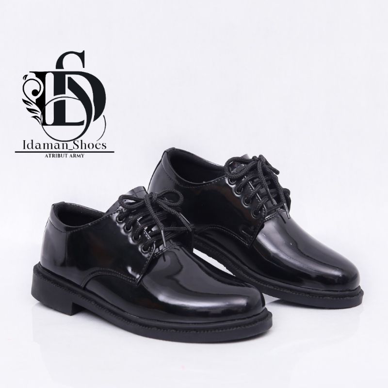 Sepatu Kerja Pria Hitam Pdh tni polri security - Pantofel, Boots - Shoes