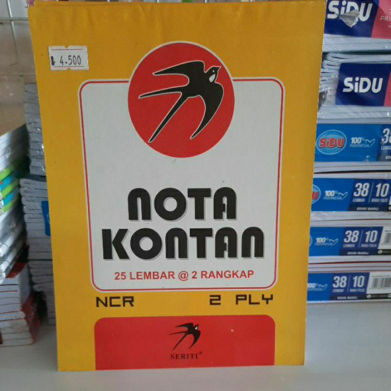 

Buku Nota Barang, Nota Kontan 25 lembar @2 rangkap