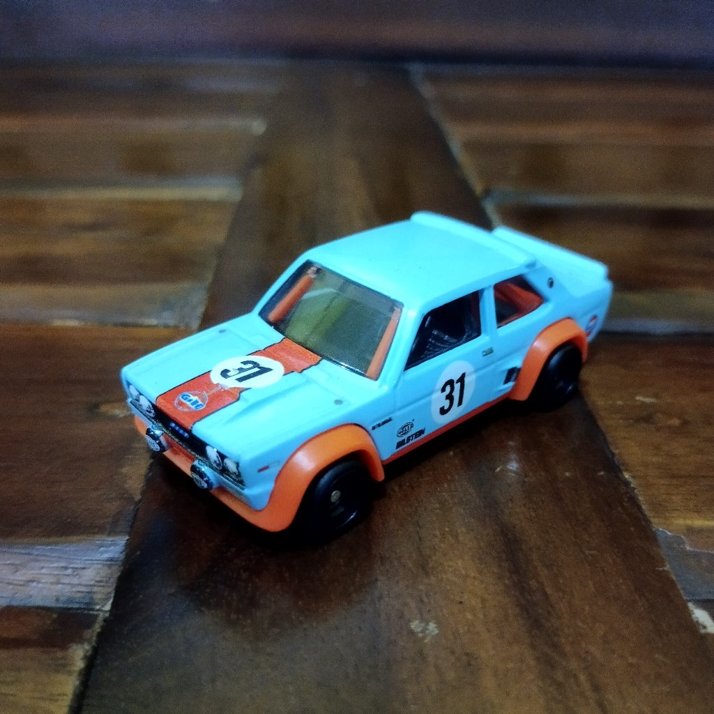 hot wheels premium fiat 131 abarth gulf loose