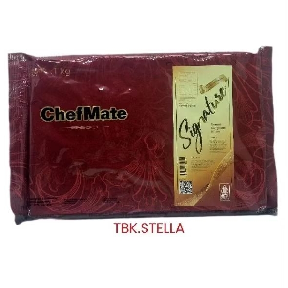 

COKLAT COMPOUND CHEFMATE SIGNATURE 1 KG / COKLAT BATANGAN / DARK COMPOUND CHOCOLATE