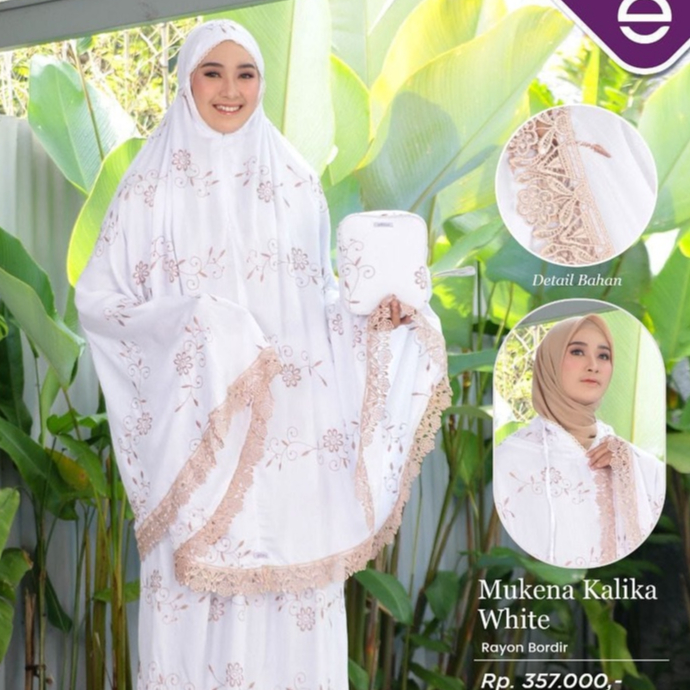 MUKENA KATUN DEWASA ETHICA KALIKA | MUKENA STELAN ATASAN BAWAHAN | MUKENA KATUN RAYON ETHICA
