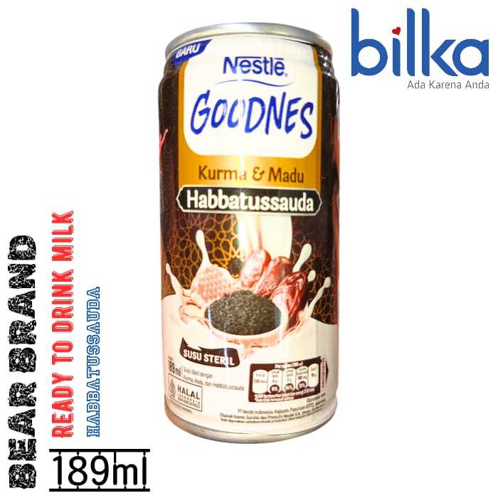 

NESTLE Goodnes SUSU STERIL KURMA & Habbatussauda 189ml