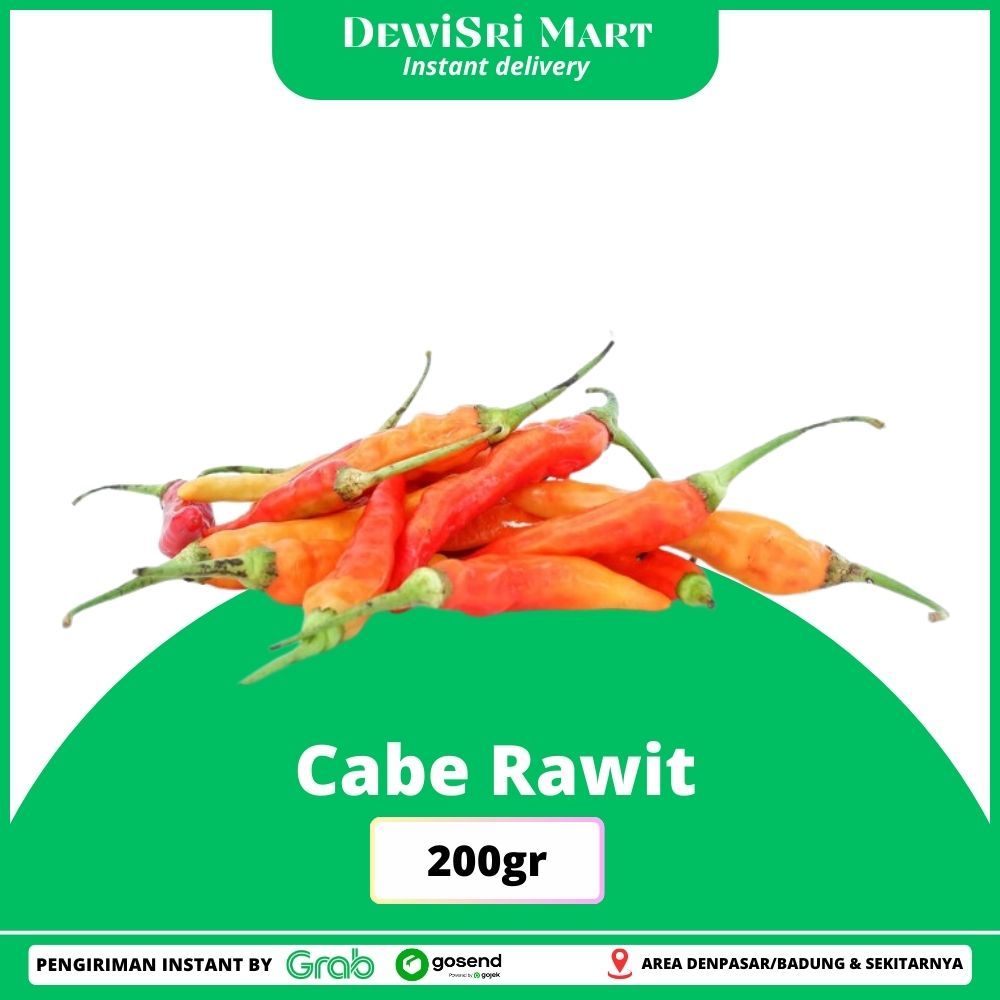 

Cabe rawit Merah 200gr - Dewi Sri Mart