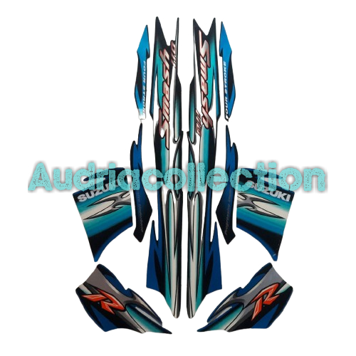 stiker motor smash 110 2007 hitam biru