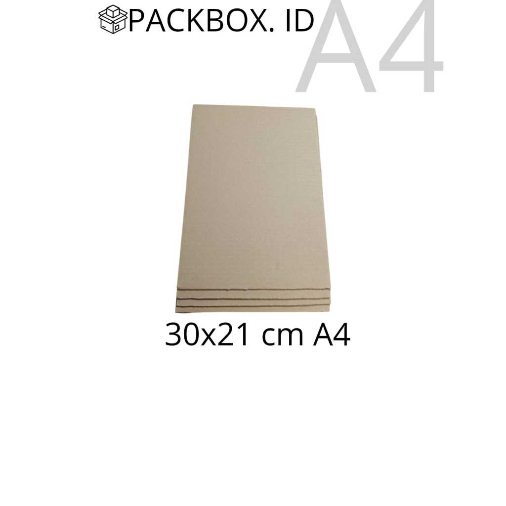 

KARDUS LEMBARAN 30X21 CM A4