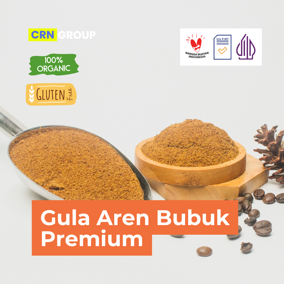 

Manisin Gula Aren Semut, Gula Aren Bubuk Premium Grade A, Kadar Air 1-2 % Kering