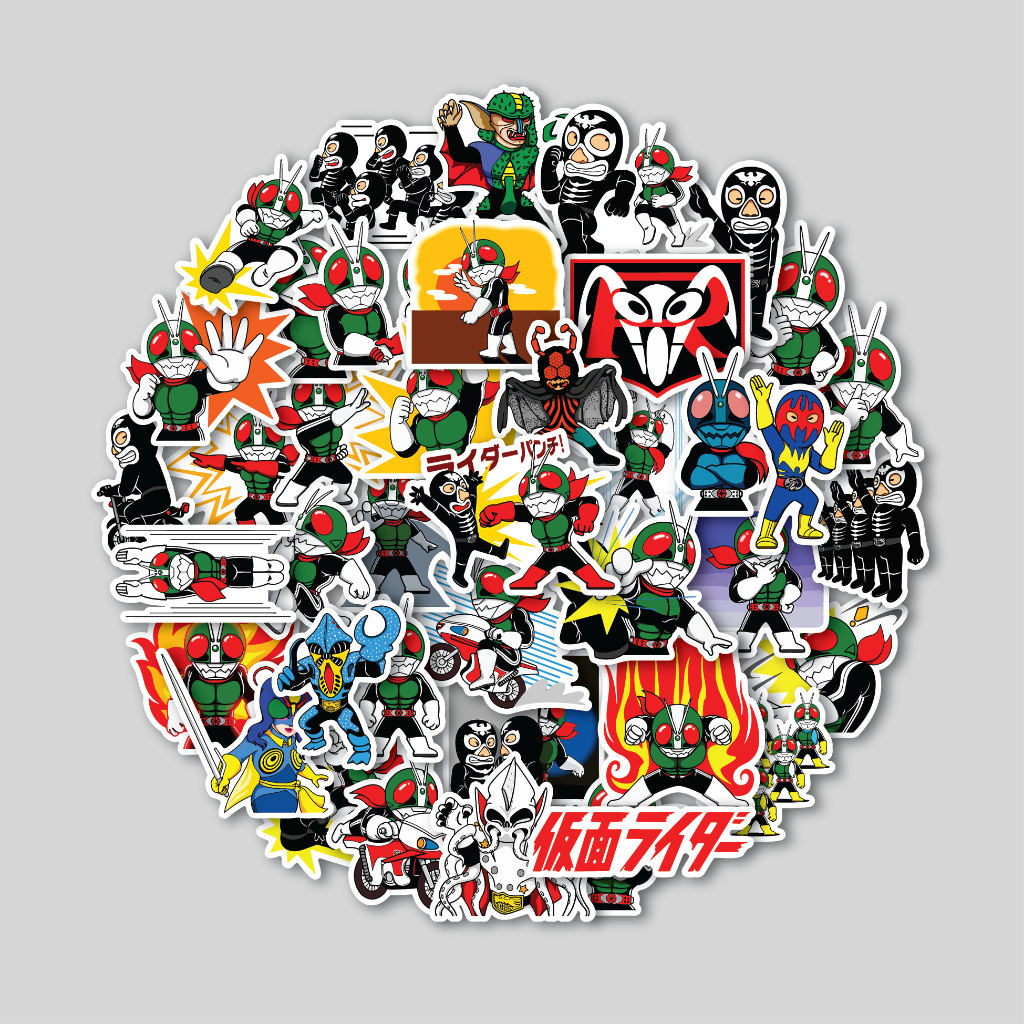 

STICKER PACK MASKED RIDER KAMEN RIDER | STICKER TUMBLR | STIKER LAPTOP KOPER HELM