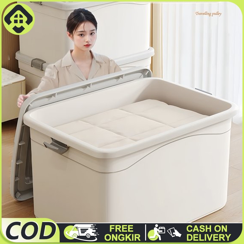 SALVO Box Storage /Container Box /Plastik Box / Transparan Organizer Box /Penyimpanan Besar Box /Mul