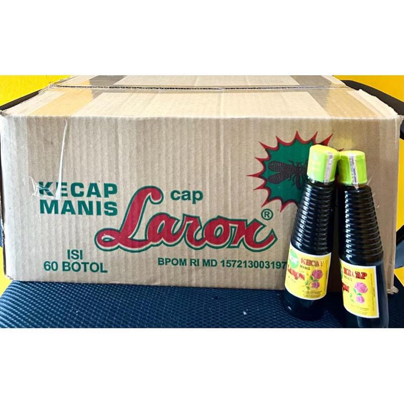 

Kecap Laron Botol Meja 1 Karton isi 60 botol