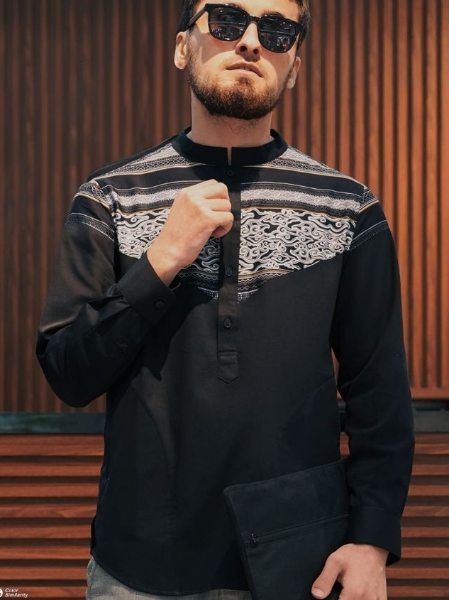Samase Kemko Baju Koko Batik Pria Dewasa Lengan Panjang U092