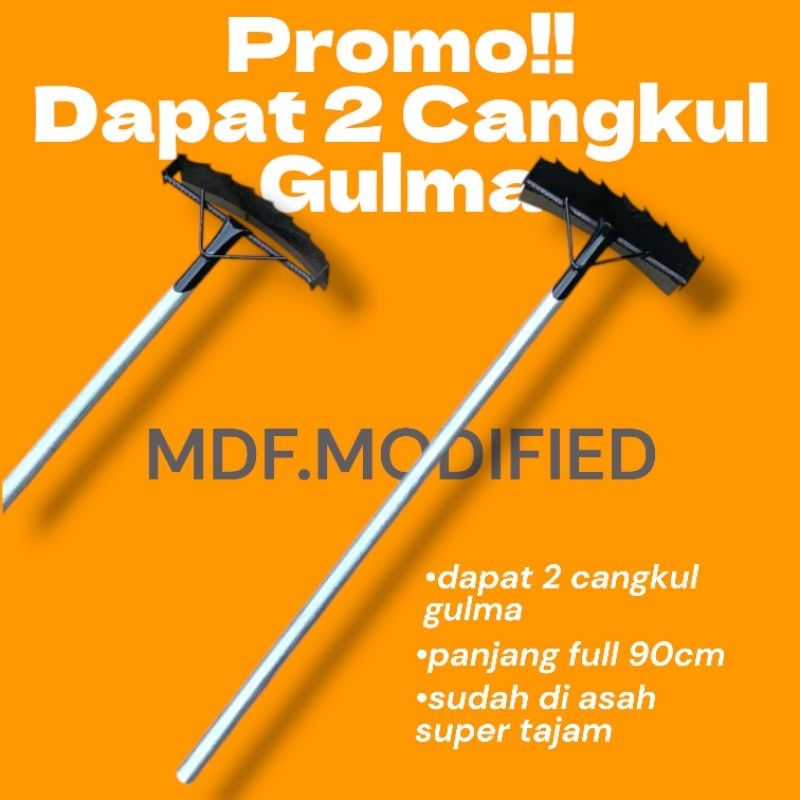 PROMO Dapat 2 Garuk Gulma Fullset 85cm / Garuk Rumput Liar / Penggaruk Gulma / Garuk Gulma / Penggar