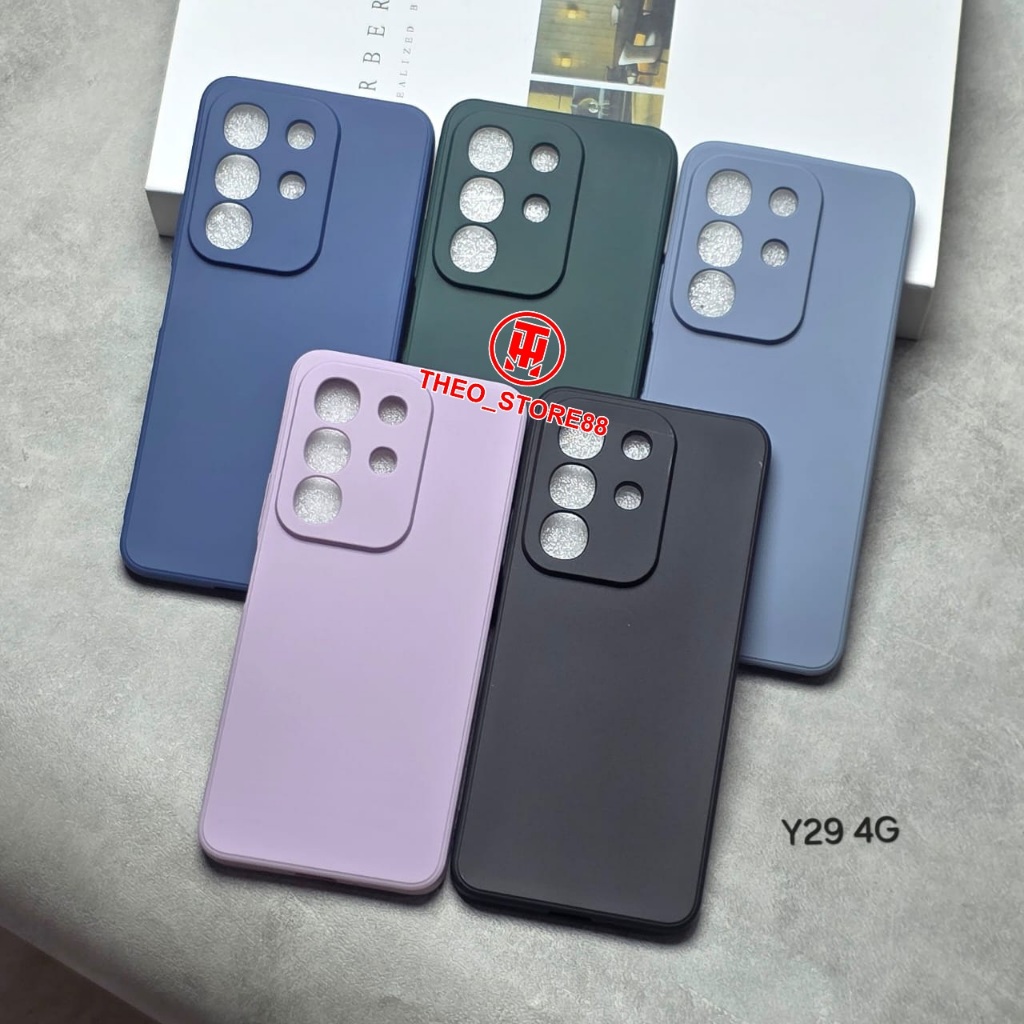 VIVO Y29 4G CASE MACARON SQUARE EDGE CASE LIQUID EDGE VIVO Y29 4G