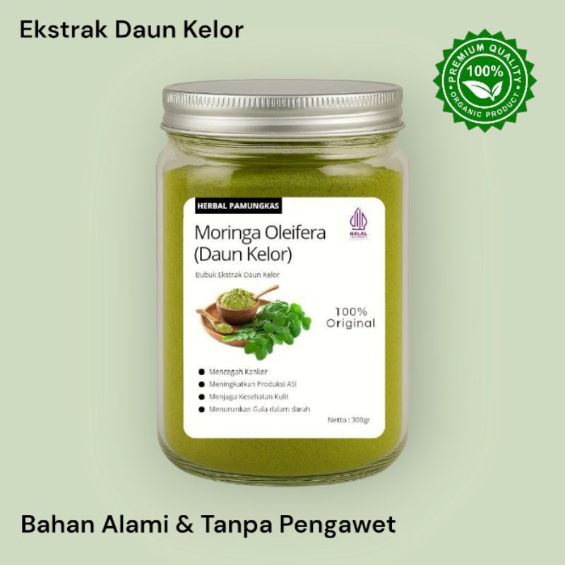 

Ekstrak Daun Kelor/Moringa Powder Premium Original