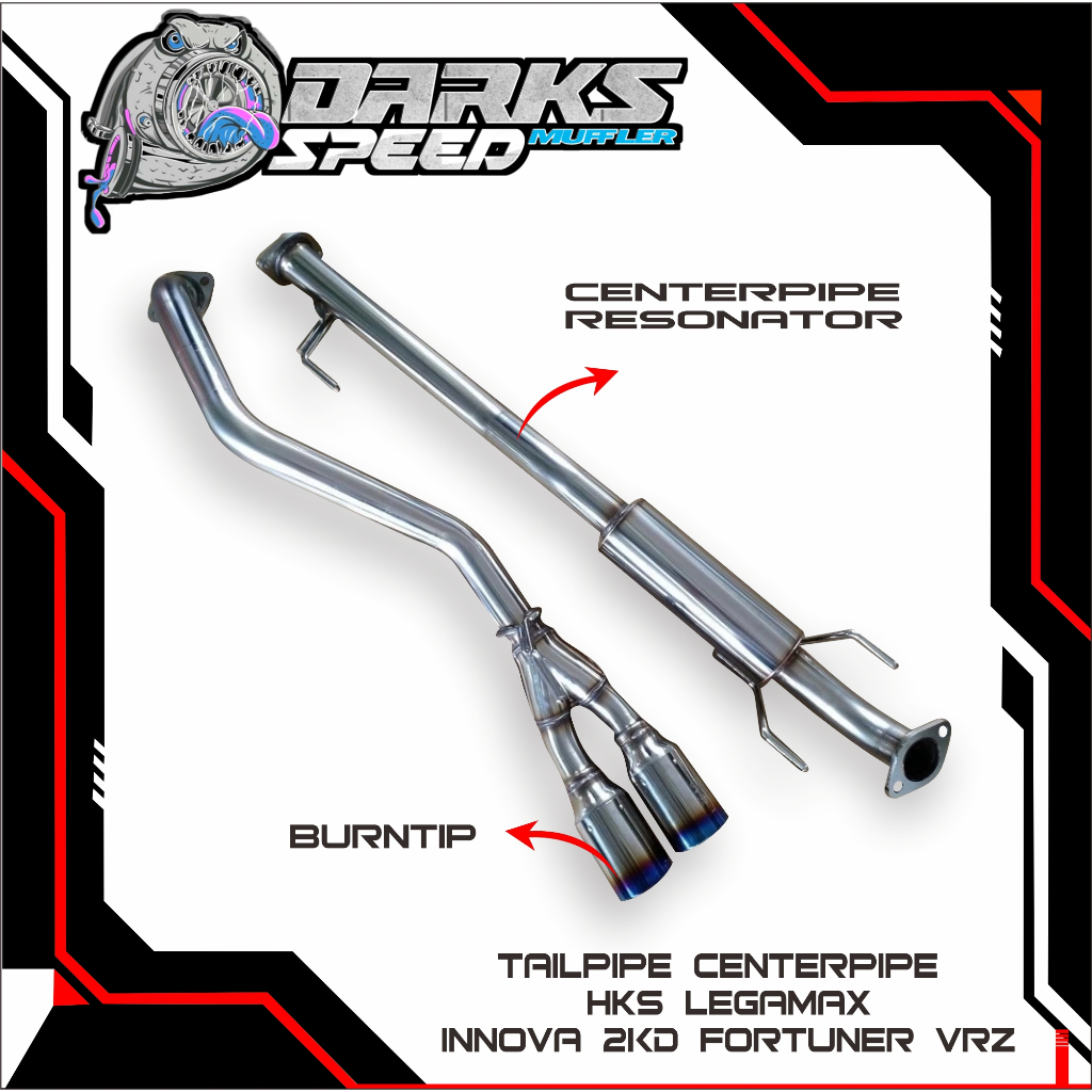 Knalpot Muffler HKS Legamax For Innova 2kd fortuner VRZ 16