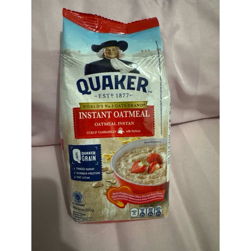 

Quaker oatmeal instan 200g HALAL