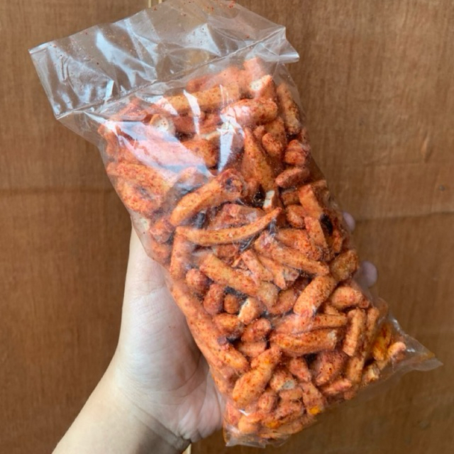 

[CAMILAN SERBA 10.000] Basreng Stick pedas | Baso bakso goreng ikan stik pedas asin gurih renyah