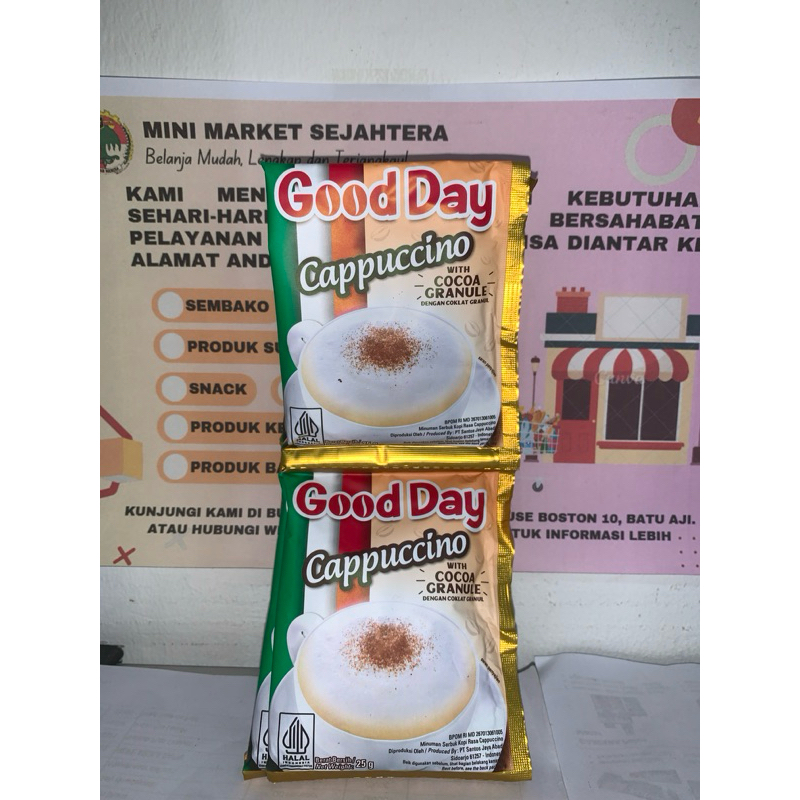 

Good Day Cappucino with Cocoa Granule Sachet
