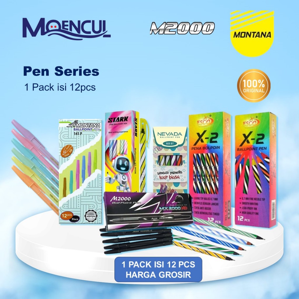 

Pulpen Ulir | Pulpen Lilin | Pen Tulis | Pen Semi Gel | Ballpoint | Bolpoin Spin | Bolpen Unik