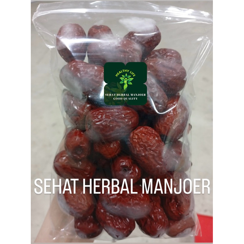 

ANG CO / ANGCO / HONG ZAO / KURMA MERAH SIZE JUMBO, BESAR, SEDANG, KECIL 500gr