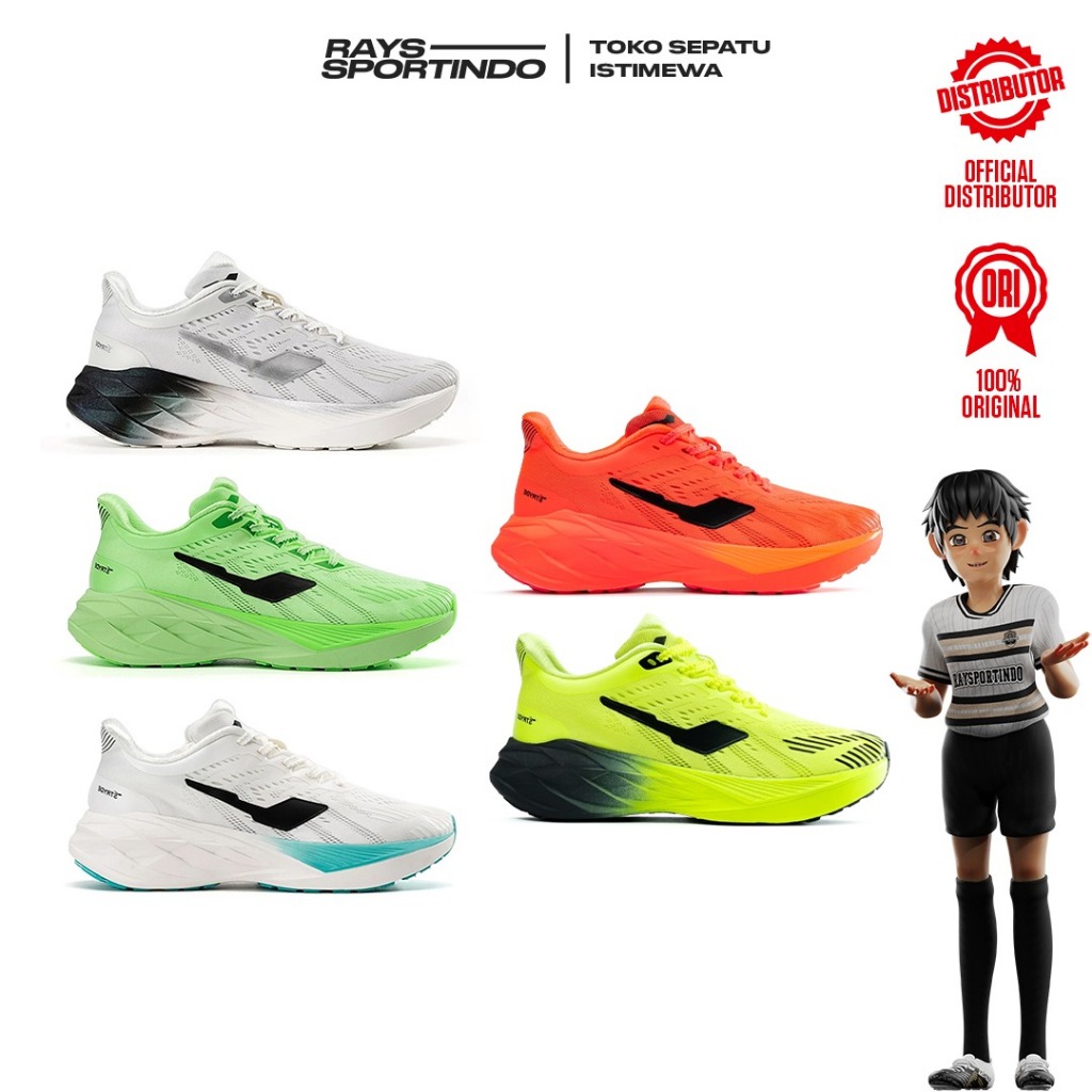SEPATU RUNNING HEIDEN HERITAGE STRYDE RAVEN