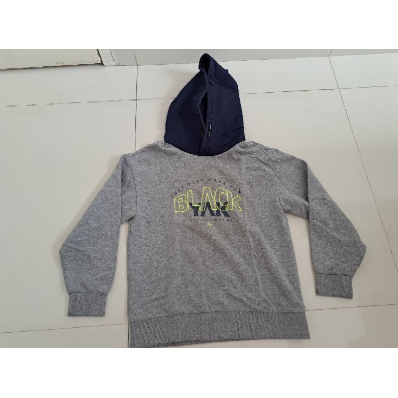 Preloved jacket hoodie merk Blackyak size 130 (6-7 tahun)