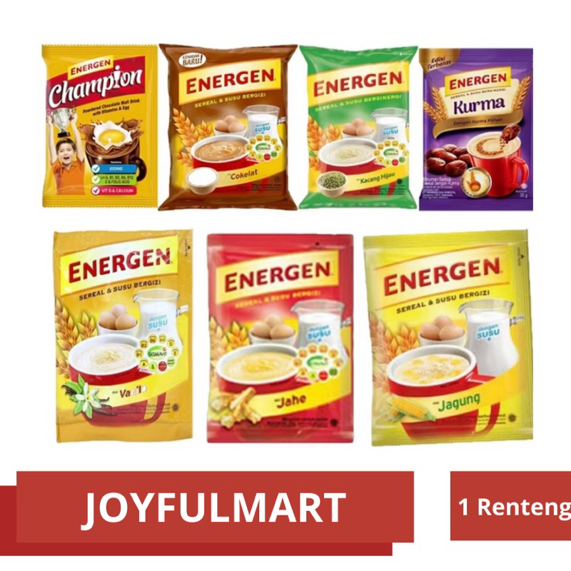 

Energen All Varian 1 renceng isi 10 pcs
