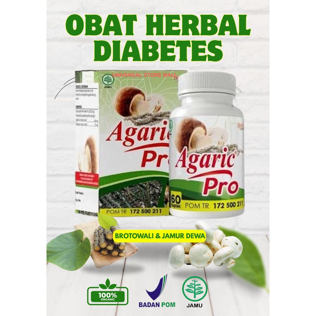 Obat Herbal Diabetes Agaric Pro