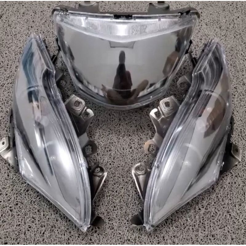 CUSTOM REFLEKTOR LAMPU DEPAN MIO J MIO GT PLUS SEIN