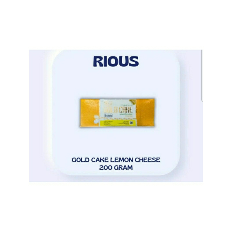 

Rious Gold Cake Lemon Cheese 200gram
