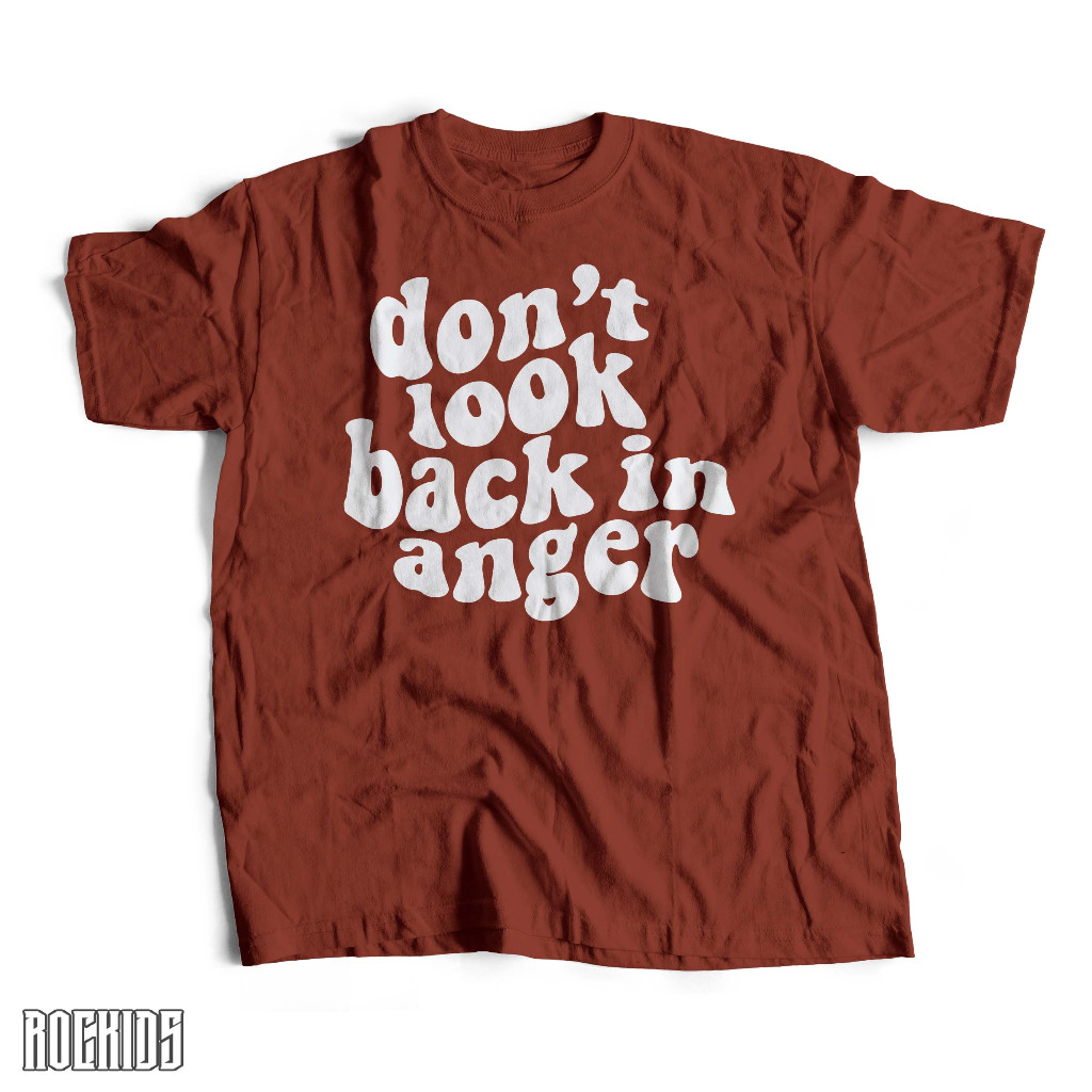 ROCKIDS - OASIS - DONT LOOK BACK IN ANGER - TSHIRT - TEES - KAOS BAND - KAOS BAND OASIS - KAOS OASIS