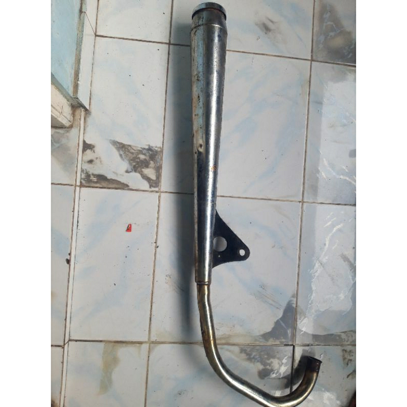 KNALPOT ORI GL 100 SET PANGKON
