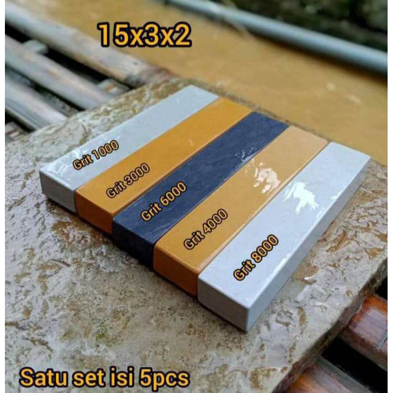 asahan kang iyus batu asah taji ayam satu paket isi 5 pcs