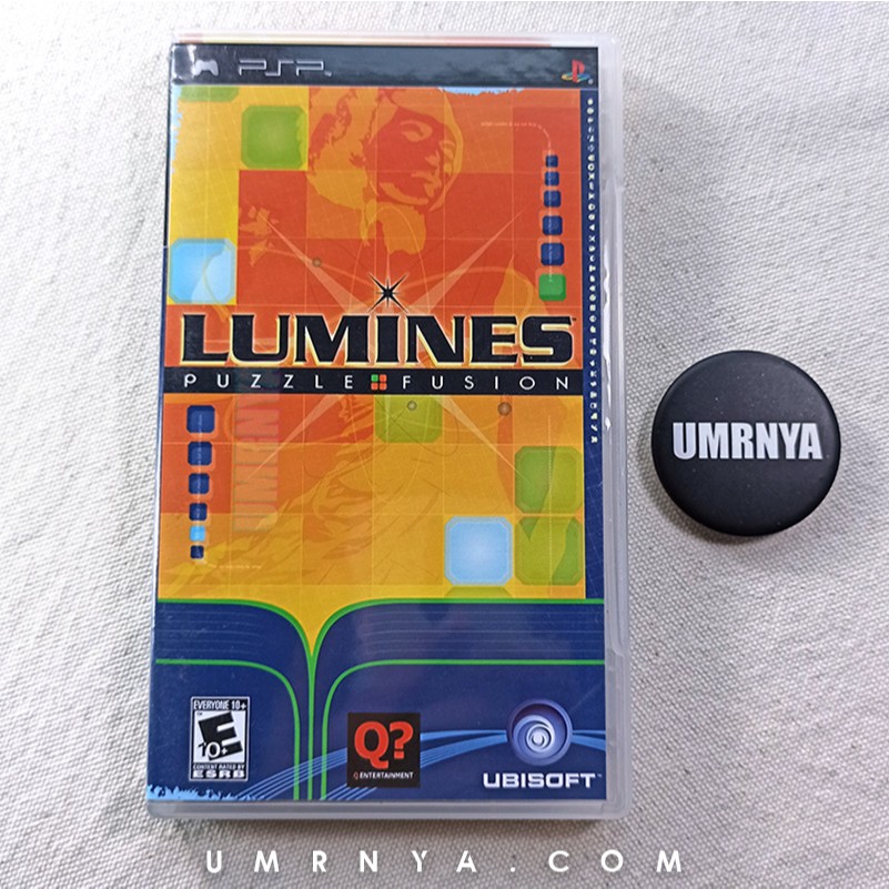 PSP UMD Kaset Lumines Puzzle Fusion Disk Game CD games Playstation Portable