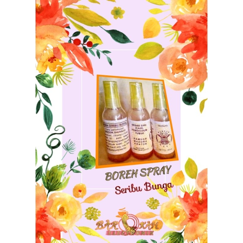 BOREH SPRAY SERIBU BUNGA