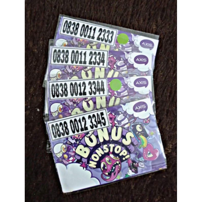 Nomor cantik Kartu Perdana Axis angka Super Rapi Urut Nomor cantik kartu Axis Angka Naik Urut Nomor 