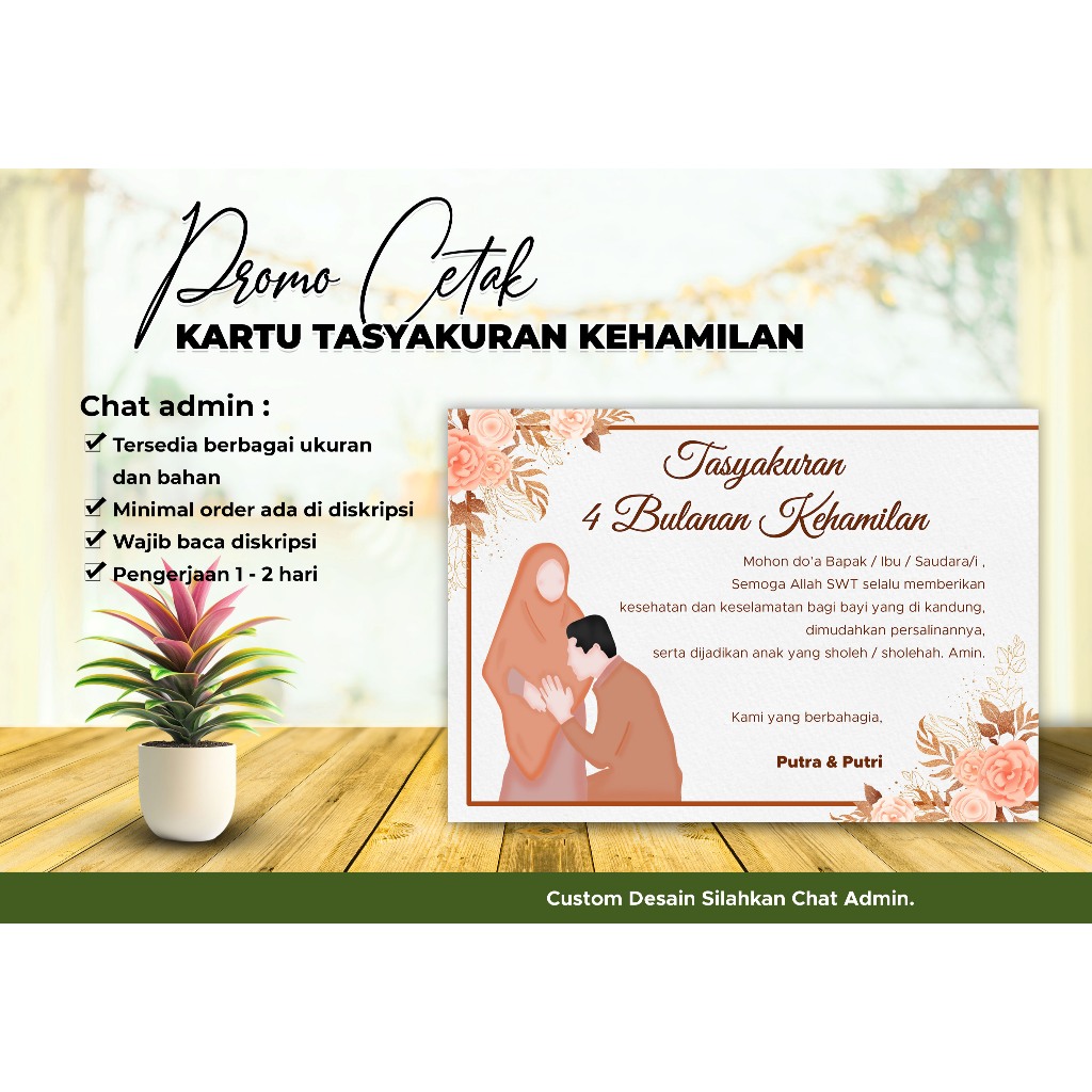 

Cetak Stiker Tasyakuran 4 Bulanan, Tasyakuran 7 Bulanan Kehamilan, Tasyakuran Kehamilan