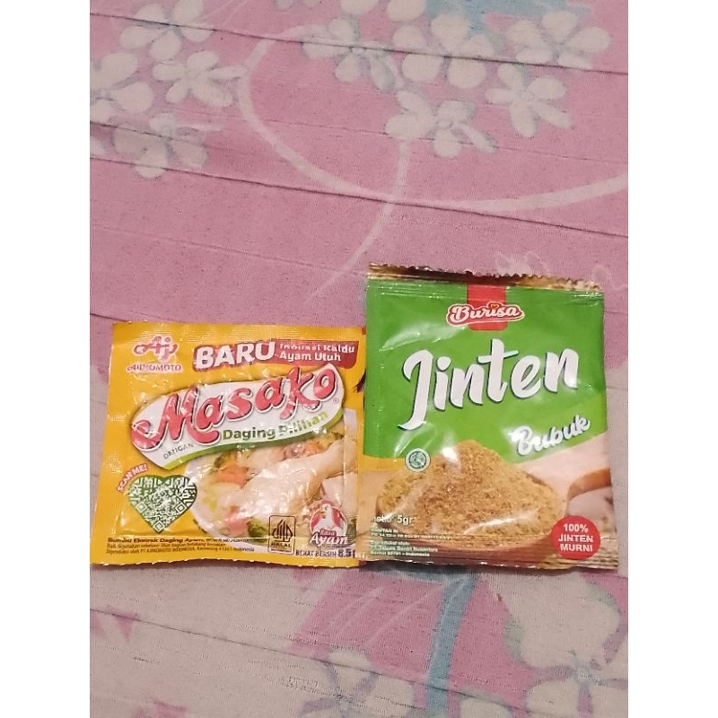 

Masako + Jinten Bubuk 5 gram Paket 1R (TRB71)