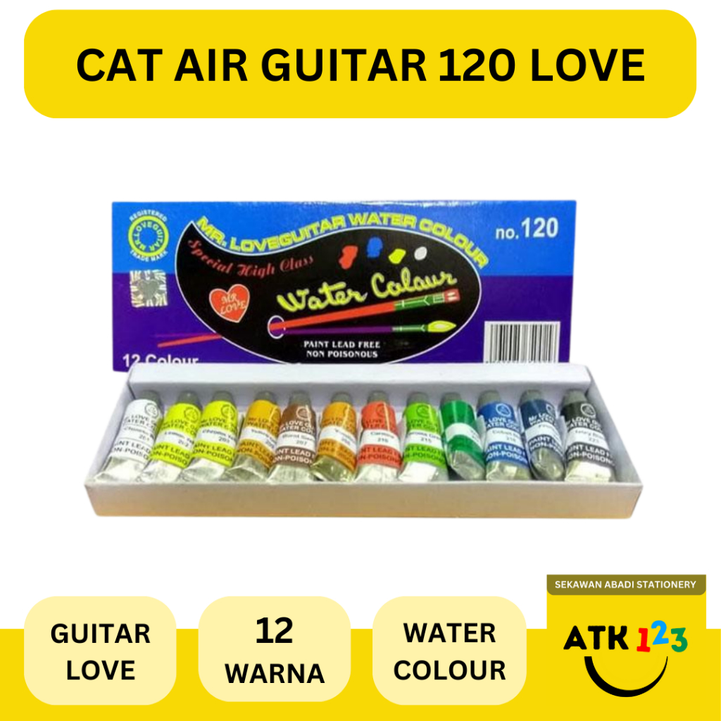 

Cat Air Guitar Love 12 Warna