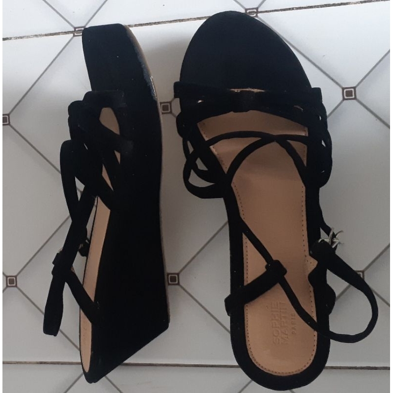 Sandal Wedges Sophie Martin Paris (Preloved)