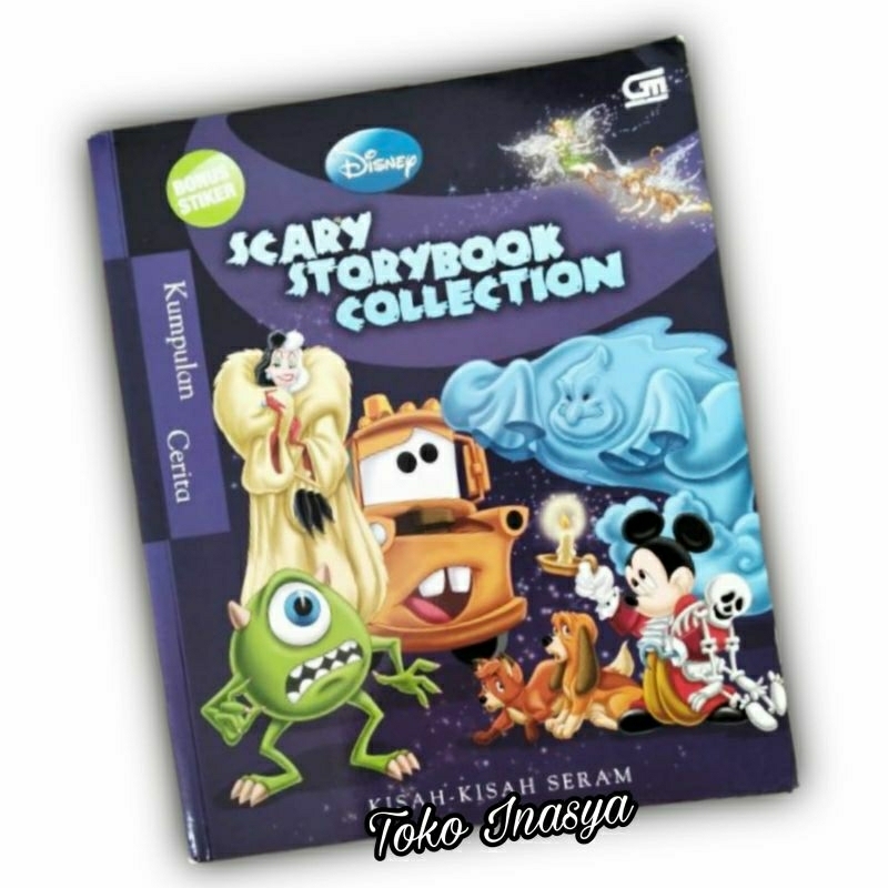 BUKU KUMPULAN CERITA KISAH KISAH SERAM DISNEY (SCARY STORYBOOK COLLECTION) ORIGINAL FULLCOLOR / SEGE