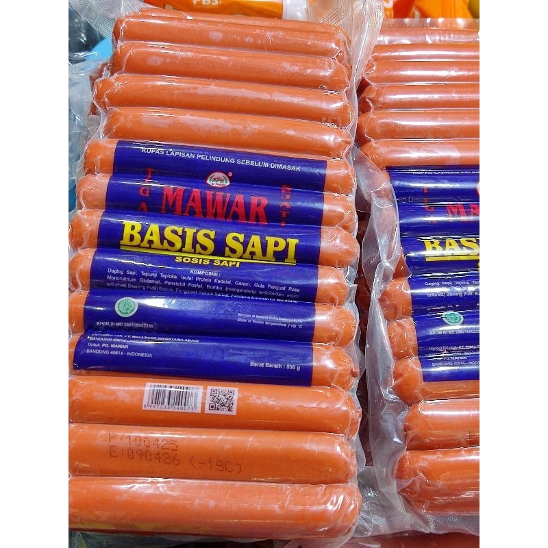 

SOSIS MAWAR LEZAT NIKMAT GURIH ISI 25 PCS