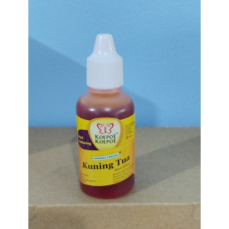 

Pewarna Makanan Kupu Kupu Warna Kuning Tua 30ml