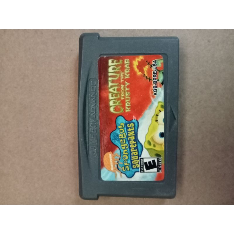 KASET GAMEBOY GBA SPONGEBOB SQUAREPANTS