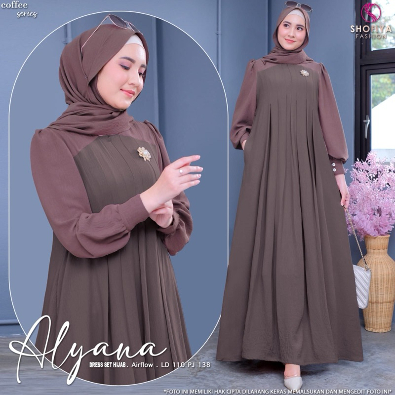 Alyana by shofiya / alyana set hijab shofiya / original shofiya / alyana shofiya / original branded 