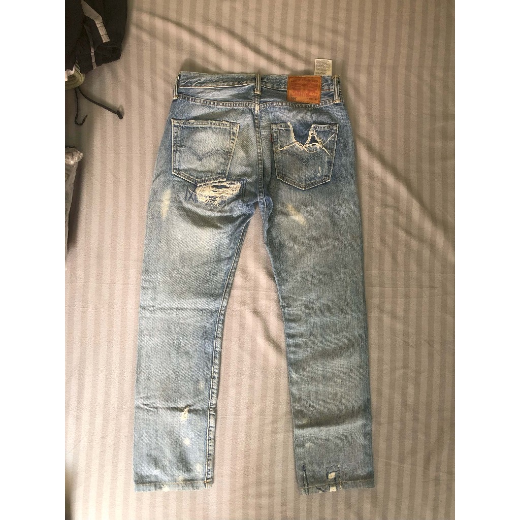 [PRELOVED] CELANA JEANS LEVIS | 501 | PREMIUM JAPAN | LIMITED DISTRESSED