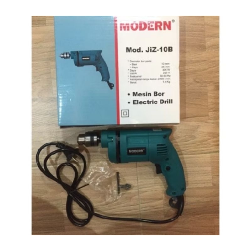 Modern JIZ-10B Mesin Bor 1 Arah MODERN JIZ-10B / Bor Listrik 10mm