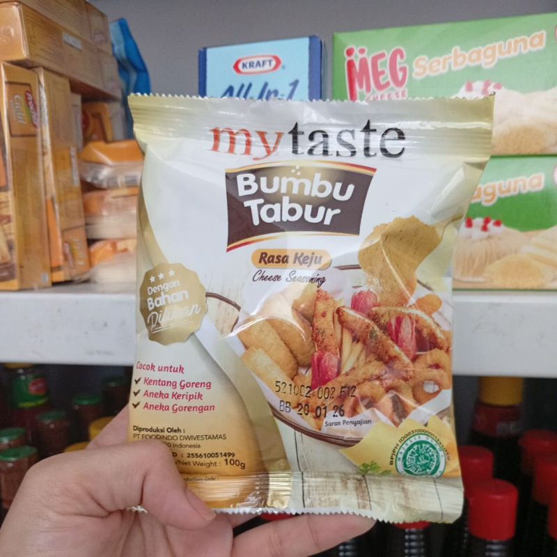

Mytaste Bumbu Tabur rasa keju UK 100gr